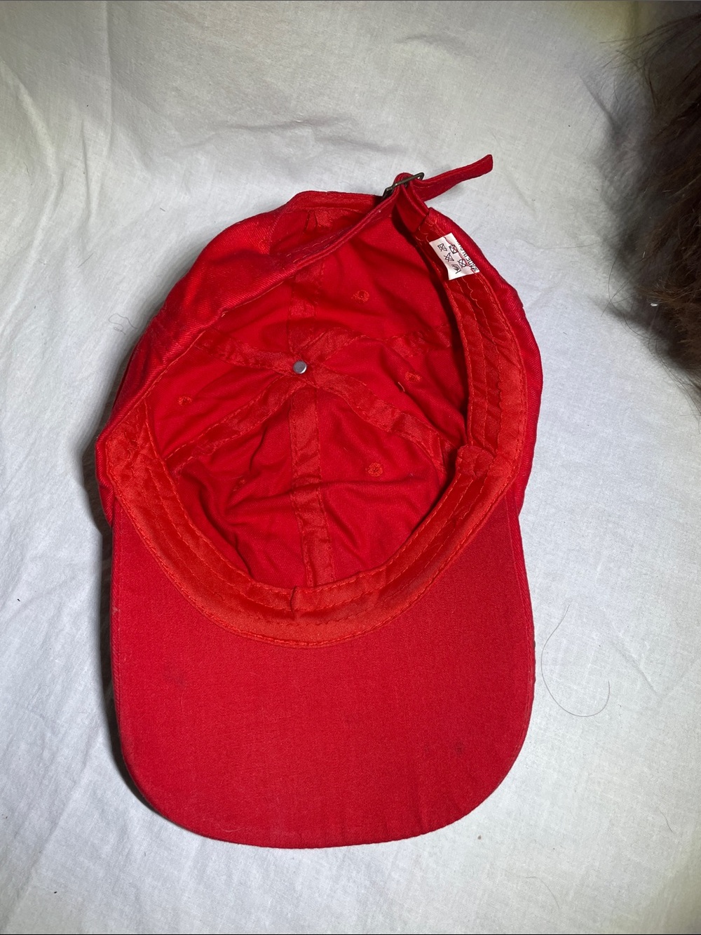 Red Rhinestone-Embellished Baseball Cap “Love” - Picture 13 of 13